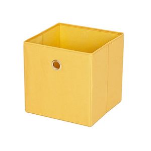 Fabric Storage Bins Collapsible <b>Cube</b> <b>Baskets</b> 4 Pack 10.5 Inch Golden Curry - Product Image 2