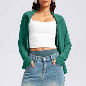 เสื้อแจ็คเก็ตแทร็คยอดนิยม คุณภาพเยี่ยม เหมาะสำหรับการฝึกซ้อมและการใช้งานระดับมืออาชีพ เสื้อแจ็คเก็ตแทร็คสำหรับผู้หญิงที่ระบายอากาศได้ดี - Product Image 3