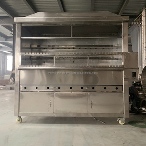 High producing Brazilian Rodizio Machine Gas and Charcoal <strong>Grill</strong> Brazilian Churrascos Machine chicken barbecue machine <strong>grill</strong>