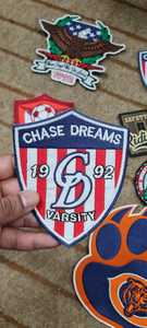 Custom 3D <b>Puff</b> Embroidered Iron-On Laser Cut Hook Loop Embroidery Patch Woven Hat Heat Press Patches - Product Image 4
