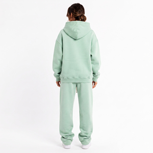 Conjunto de Sudadera con Capucha Bordada y Pantalones Deportivos para Mujer, de Algodón y Felpa, 450 GSM - Product Image 2
