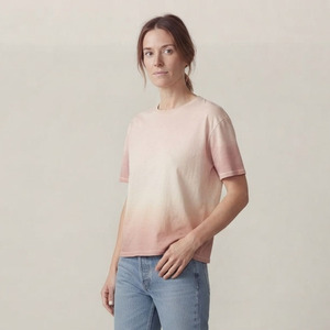 T-shirts oversize délavés pour femmes, en coton, col rond, coupe ample, décontractés, à manches courtes, printemps-été - Product Image 4