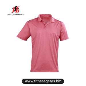 Polo de Algodón Rojo de Manga Corta para Hombre, Color Sólido, Casual, Tejido Transpirable, Corte Regular - Product Image 4