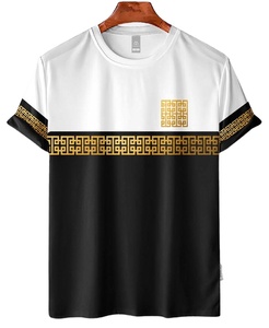 Impresión de sublimación personalizada de calidad superior Ajuste regular MOQ bajo 65% algodón, 35% poliéster Camiseta 180 GSM para hombre de Bangladesh - Product Image 1