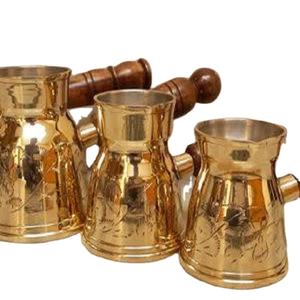 Grand et Fantaisie Conception Café Chaud Ensemble de 3pcs Utilisé pour la Cuisine Hôtel Restaurant Servir le Café Taille Personnalisée Fait Par Le Métal - Product Image 1