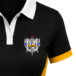 ชุดเดรสโปโลกีฬาผู้หญิง Custom Sigma Gamma Rho แต่งแถบด้านข้าง แขนสั้น คอปก ชุดกีฬา รับผลิตแบบ OEM ODM ขายส่ง - Product Image 5