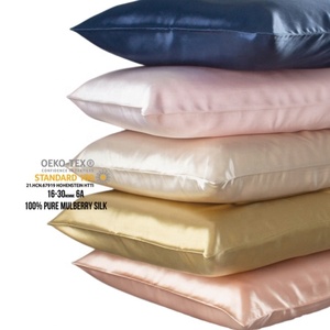 Taie d'oreiller en soie de mûrier 100% de qualité 6A, 16 mm, avec fermeture à rabat ou invisible, pour la maison et l'hôtel, certifiée OEKO-TEX - Product Image 4