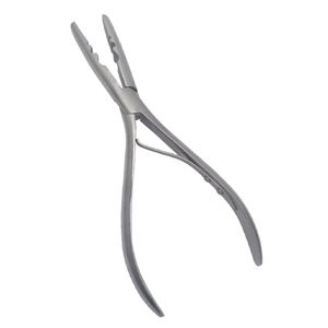 Kit de Pinzas para Extensiones de Cabello de Acero Inoxidable con 2 Pinzas + 1 Herramienta para Colocar Anillas, para Uso Comercial - Product Image 4