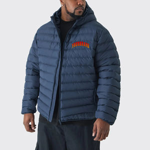 Veste matelassée imperméable à capuche pour homme, de qualité supérieure, tendance, pour l'hiver, décontractée, en coton rembourré, personnalisable, vente en gros - Product Image 4