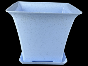 กระถางต้นไม้พร้อมถาดรอง ขนาด 6.5 นิ้ว กระถางปลูกต้นไม้ขนาดใหญ่ ทำจากพลาสติก สำหรับใช้ภายในบ้าน ภายนอกบ้าน สวน ระเบียง - Product Image 2