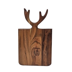 Tabla de Cortar de Madera de Acacia Orgánica, Decoración Navideña, Tabla de Cortar de Madera para Cocina, Tamaño y Forma Personalizables - Product Image 4