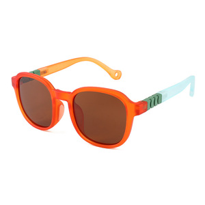 2025 Fashion Boys Girls Round <b>Sunglasses</b> UV400 Color Frame Polarized Kids <b>Sunglasses</b> - Product Image 2