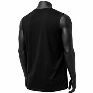 Camiseta sin mangas para hombre con estampado de estrellas y efecto spray, estilo streetwear Y2K, camiseta oversize tipo muscle, chaleco de algodón personalizado para verano. - Product Image 5