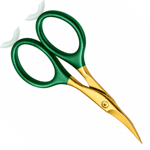 Curved Precision Cuticle Shears Fine Point Compact Design Smooth Action Adjustable Tension Screw Premium Manicure Instrument - Product Image 5