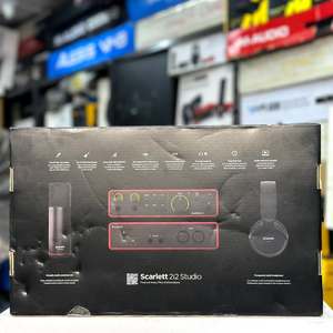Scarlett 2i2 Studio รุ่นที่ 2 อินเทอร์เฟซเสียง USB และชุดบันทึกเสียงพร้อม Pro Tools ของแท้ใหม่ - Product Image 2