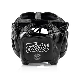 อุปกรณ์ป้องกันศีรษะ Fairtex คุณภาพเยี่ยม หนังแท้ ขนาดสั่งทำได้ ป้องกันรังสียูวี ระบายอากาศได้ดี เพื่อความปลอดภัยของใบหน้า ขายดีอันดับต้นๆ - Product Image 4