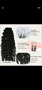 CROCHET HAIR/MIRACLE KNOTS Hot trend 2026, human hair extension in all textures - Product Image 5