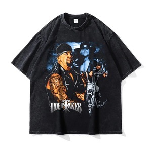 T-shirt Homme Oversize à Épaules Tombantes, Coupe Boxy, Respirant, Manches Courtes, en Coton, Décontracté, avec Broderie Graphique - Product Image 5