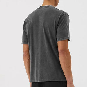 T-shirt long à col rond pour homme – Vente en gros – Été – Manches courtes – Ourlet allongé – Coton décontracté – Doux et respirant – Tendance - Product Image 5