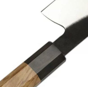 Japanese Chef <b>Knife</b> Stainless Steel Blade Wooden Handle Extra <b>Sharp</b> High Polish Finish 8-9.9in Ambidextrous <b>Kitchen</b> <b>Knife</b> - Product Image 5