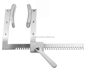 Separador de Costillas A-1 VERITAS, Manual, de Acero Inoxidable, Retractor Torácico, Instrumento Quirúrgico Cardiovascular, Reutilizable, Autoclavable, CE ISO - Product Image 3