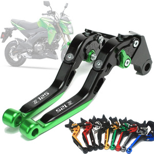 Accessoires de moto réglables en gros levier de poignée d'embrayage de klaxon de frein levier de poignée d'embrayage pour Kawasaki Z125 pour Z250SL - Product Image 1