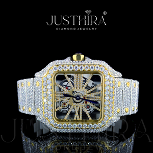 Reloj de Diamantes Moderno Fabricado en India para Mujer, Diseño Minimalista, Reloj de Pulsera para Oficina, Viajes y Uso Casual, en Venta - Product Image 1