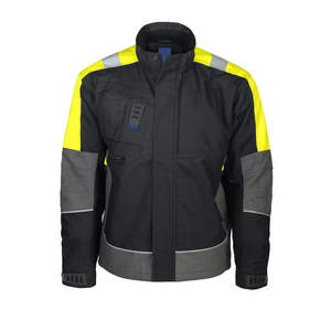 Chaqueta de Seguridad Fluorescente, Resistente al Agua, Transpirable, Reflectante, Certificada CE, con Tejido de Malla, para Trabajo, Invierno - Product Image 2