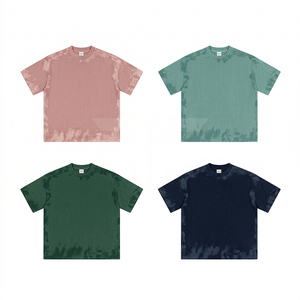 เสื้อยืด YINCH Casual 305GSM ผ้าฝ้าย 100% ทอแบบเรียบ ซักแบบวินเทจ ระบายอากาศได้ดี  ไม่มีลาย  รับสกรีนโลโก้  ทรงโอเวอร์ไซส์ สำหรับผู้ชาย - Product Image 1