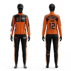 TAISON SPORTS Survêtement sportif d'hiver unisexe pour adultes en polyester/nylon 300 g/m², design à capuche, poches latérales pleine longueur, logo personnalisé - Product Image 1