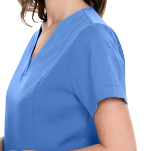 ชุดยูนิฟอร์มแพทย์ ชุดพยาบาลโรงพยาบาล ชุดสครับพร้อมปักโลโก้ ขายส่ง ชุดสครับแพทย์ Shaghaf Sports Wear Impex Sc2 โพลีเอสเตอร์ 100% - Product Image 3