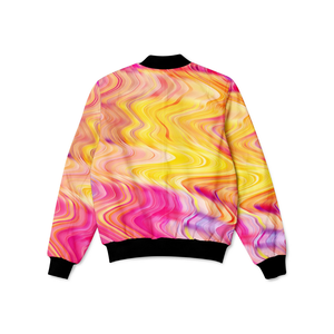 Factory Direct Custom Heat-Transfer Printed Camouflage Front Zipper Hooded Bomber <b>Jacket</b> Full Zip Polyester Breathable - Product Image 4