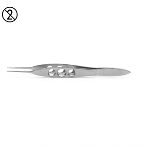 Pinzas Castroviejo de Alta Calidad, Punta Fina de 0.3mm, Pinzas Quirúrgicas Oftálmicas de Acero Inoxidable, Instrumento para Cirugía Ocular y Microcirugía - Product Image 3