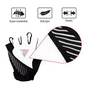Guantes Deportivos para Exteriores, Guantes de Ciclismo Transpirables Delgados de Verano, Antideslizantes, con Logotipo Reflectante - Product Image 3
