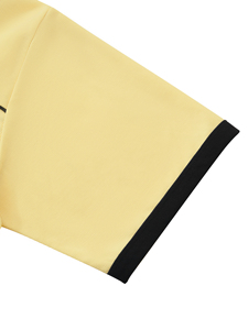 Maillot de football unisexe à col en V, manches courtes, infroissable, respirant, écologique, avec passepoil, coupe carrée, 100 % polyester - Product Image 5