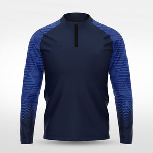 Chaqueta Deportiva de Entrenador con Cierre de Cremallera, Sublimada y con Parches, para Hombre, de Poliéster Ligero, Impermeable y Cortavientos, para Actividades al Aire Libre - Product Image 1