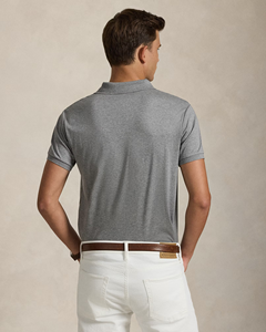 Polo Personalizado en Gris Jaspeado, 100% Algodón, Unisex, Manga Corta, para Golf, Casual, Uniforme, con Bordado, OEM, ODM - Product Image 3