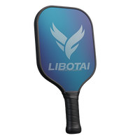 Raquette de pickleball LIBOTAI légère en fibre de verre avec face en carbone pour le jeu compétitif OEM