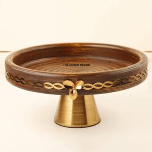 อุปกรณ์ทำเค้ก ขาตั้งเค้กโลหะสแตนเลสขัดเงา 2 ชั้น สำหรับใส่เรซิ่นอีพ็อกซี่ งานวันเกิด จานใส่ขนมหวาน - Product Image 4