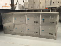Prix d'usine Salle de sport personnalisée alimentaire usine casier armoire porte tissu armoire de rangement casier en acier inoxydable