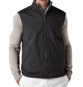 Gilet Chaude Homme Luxe Léger Coupe-Vent Haute Qualité Personnalisé avec Caractéristiques de Gilet et de Veste Intégrée - Product Image 1