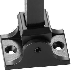 Supporti per Balaustre in Lega di Alluminio, Perni Quadrati in Ferro Battuto per Scale con Fori per Viti da 1/2 Pollice, Dispositivi di Assistenza - Product Image 3