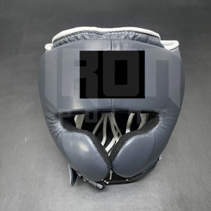 Set de Boxeo Personalizable de Alta Calidad, Protector de Cabeza y Mejillas, Cuero Vacuno 100% Genuino, Acolchado de 4 Capas, Transpirable y Absorbente de Humedad - Product Image 3