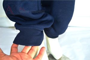 <b>Navy</b> <b>Blue</b> Ladies <b>Jogger</b> Pants Regular Fit Brushed Fleece Eco-Friendly Breathable Polyester/Cotton High Elastic Waist Private - Product Image 4