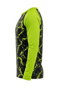 T-shirt de sport pour homme à manches longues, séchage rapide, respirant, performance athlétique, camouflage, entraînement, fitness, vêtements de sport - Product Image 3