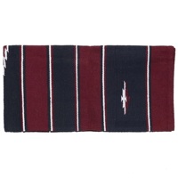 Tapis de selle rayé en cuir pour l'équitation, coussin de protection pour l'entraînement de barrel racing, accessoire d'équitation, ensemble de selle western personnalisé OEM