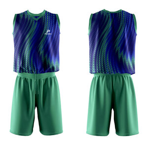 Ensemble d'uniformes de volley-ball en polyester de qualité supérieure, maillot et short respirants, coupe confortable pour l'entraînement, les matchs et les compétitions - Product Image 3
