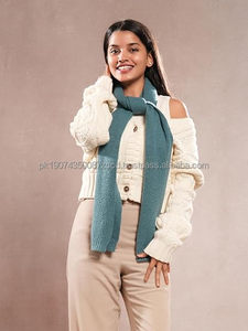 Bufanda de Punto Acrílico Extra Grande, Versátil, Suave, Transpirable, Gruesa, Cálida, Color Rosa, para Hombre, Invierno - Product Image 4