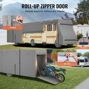 Copertura per Camper 40-43 Piedi, Impermeabile, Antivento, Antistrappo, in Tessuto Non Tessuto, Design Elegante per Esterni - Product Image 5