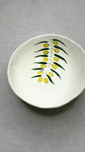 Bol à soupe en céramique moderne avec motif géométrique complexe, finition émaillée durable et charme élégant pour la table - Product Image 4